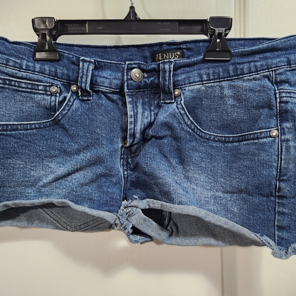 VENUS Dark Blue Denim Shorts